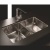 Fotografia de Bacha Doble Pileta Cocina Johnson Acero Inox Quadra Q84A